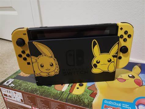 Switch pokemon let's go pikachu
