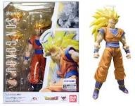 Figurine dragon ball z - son goku super saiyan 3 sh figuarts 15c