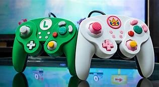 Manette gamecube/switch fight pad pro luigi