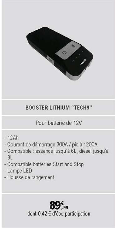 Booster 12v yj024-1200