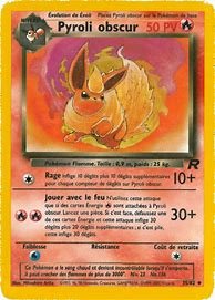 Cartes a collectionner pyroli obscur 35/82