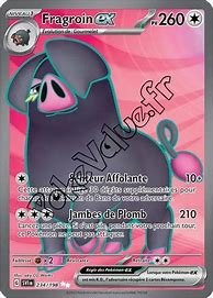 Carte pokemon fragroin ex svi 234/198
