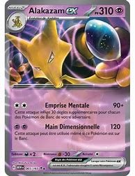 Carte pokemon alakazam ex mew mew 065/165 holo