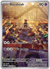 Cartes a collectionner bacabouh 214/193