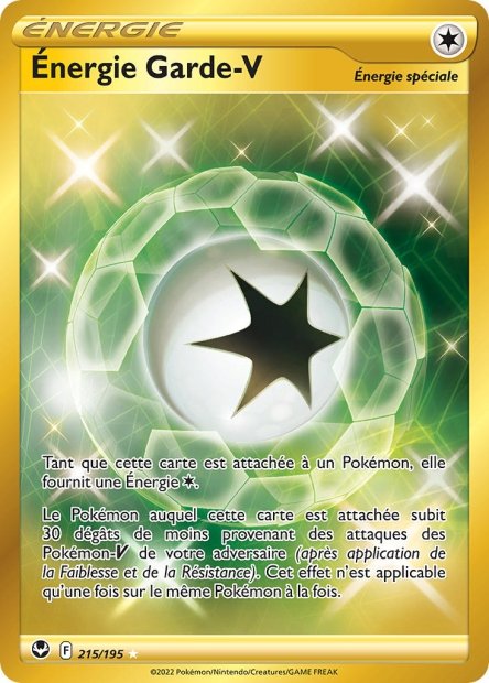 Carte pokemon energie garde-v 215/195