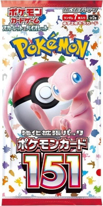 Booster pokemon x1 151 sv2a