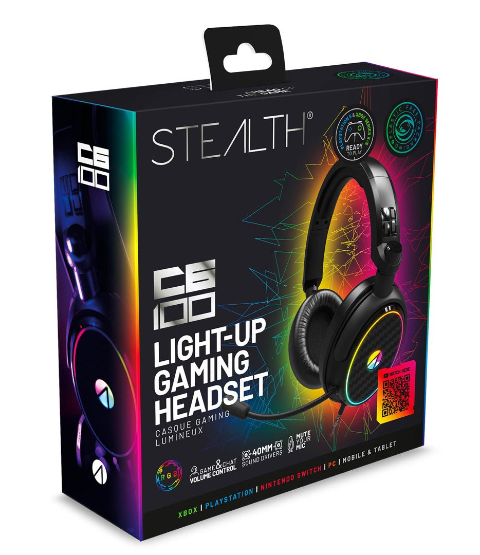 Casque gamer light up