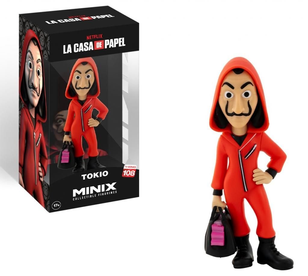 Figurine 12 cm la casa de papel - tokyo avec masque