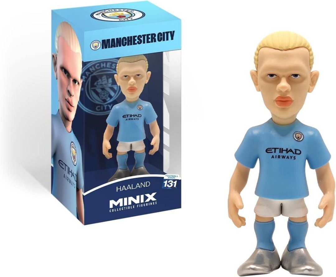 Figurine 12 cm football stars #131 manchester city - haaland 9