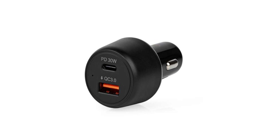 Chargeur voiture qc18w+pd30w lc-p31 c b