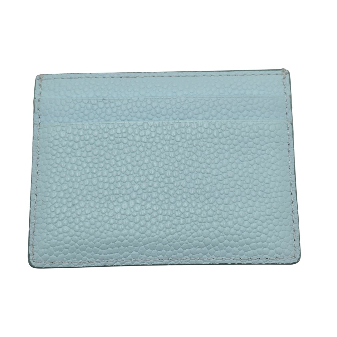 Porte cartes ninon cuir menthe/emeraude