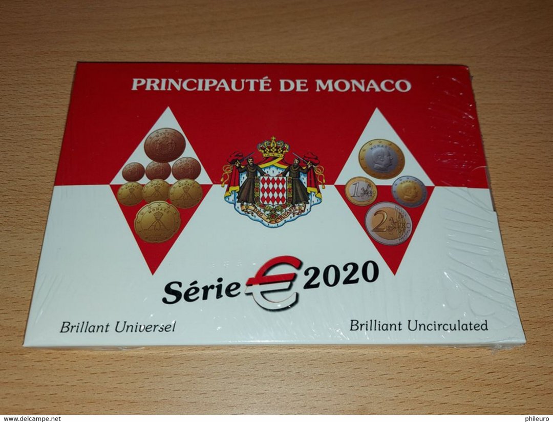 Lot 8 pieces euro monaco serie 2020