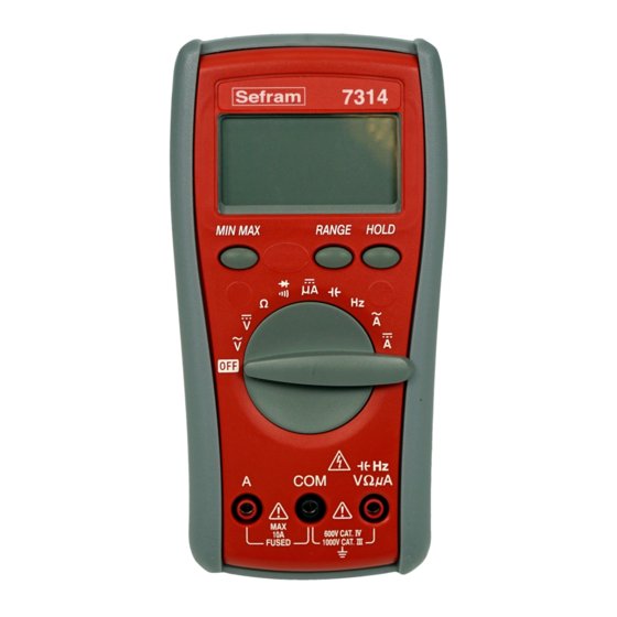 Multimetre 7314