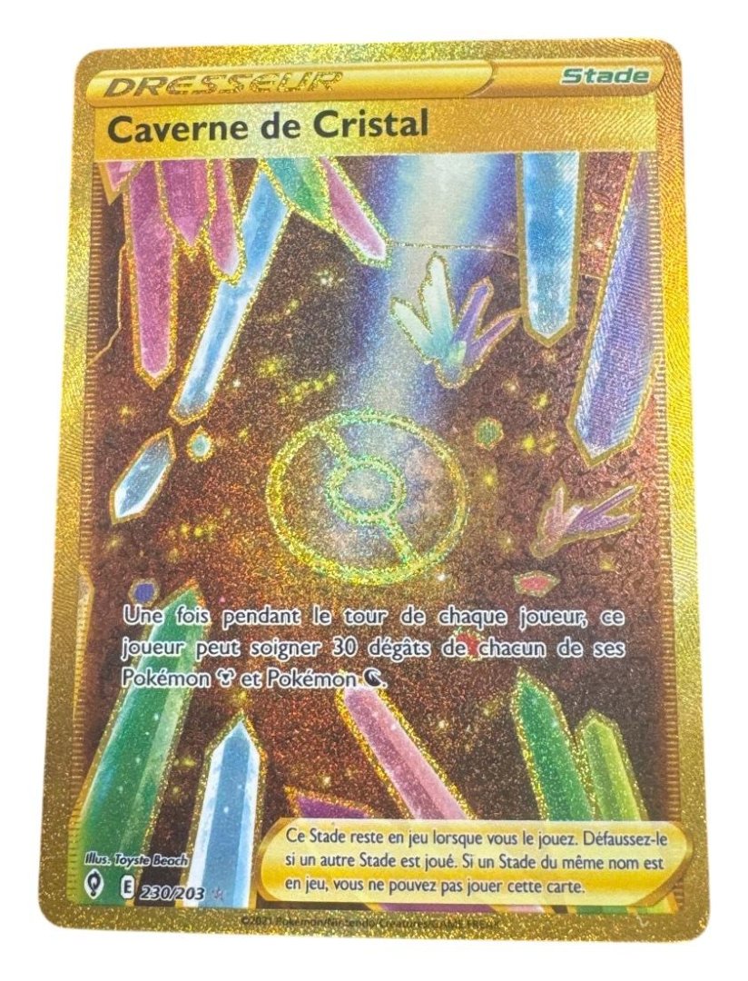 Cartes a collectionner caverne de cristal
