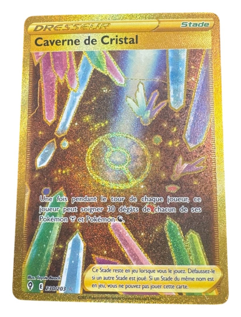 Cartes a collectionner caverne de cristal