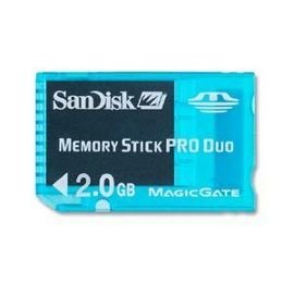 Carte memoire memory stick pro duo 2go psp