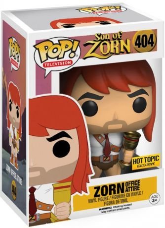 Son of zorn figurine pop! television vinyl zorn (office attire)