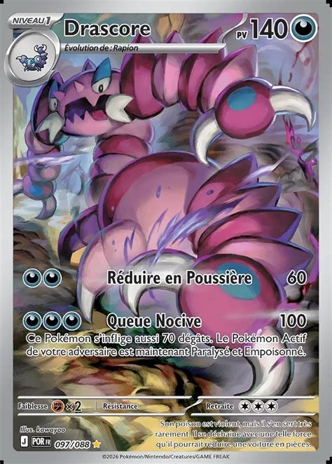 Carte pokemon drascore por 097