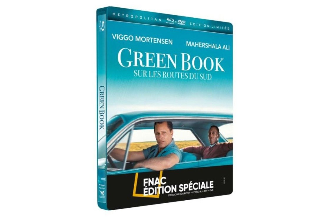 Green book : sur les routes du sud steelbook edition speciale fnac combo blu-ray dvd