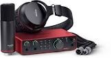 Carte son + casque + micro scarlett 2i2 studio 4th gen