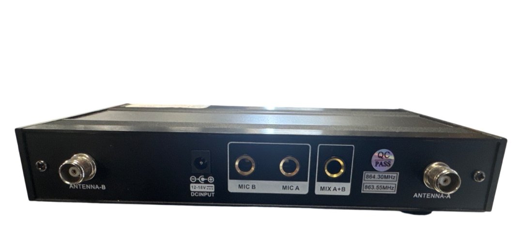 Systeme duo microphone ss fil u-tube 20