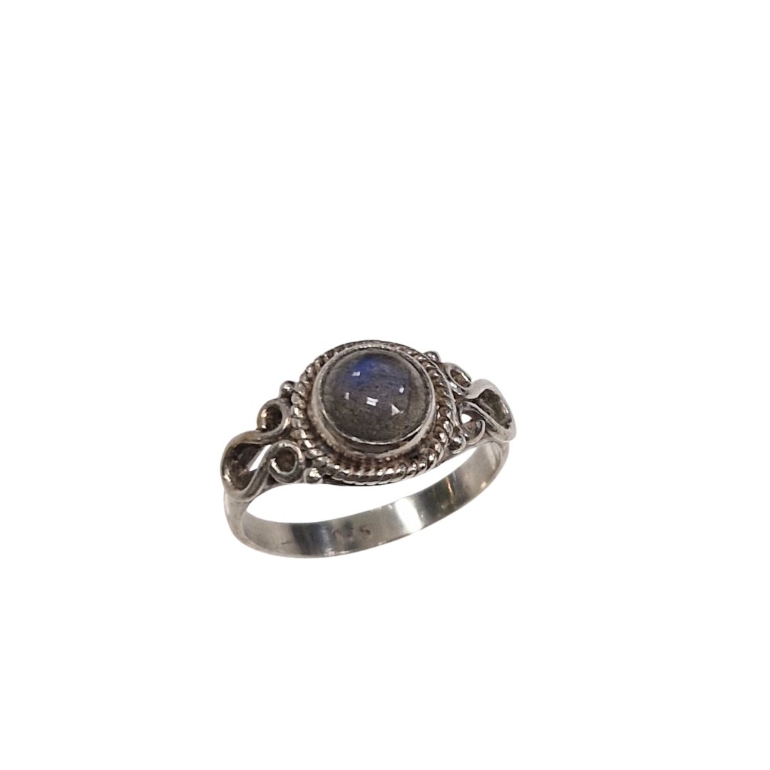 Bague pierre bleu