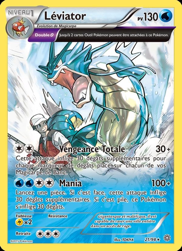 Carte pokemon leviator aor 21/98