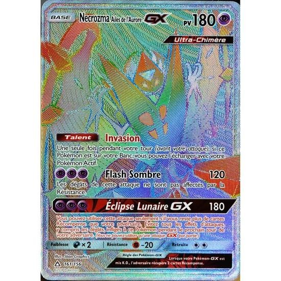 Carte pokemon necrozma ailes de l'aurore gx upr 161