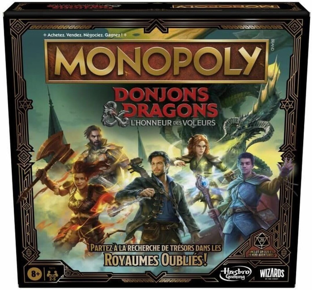 Jeu de societe monopoly donjons dragons