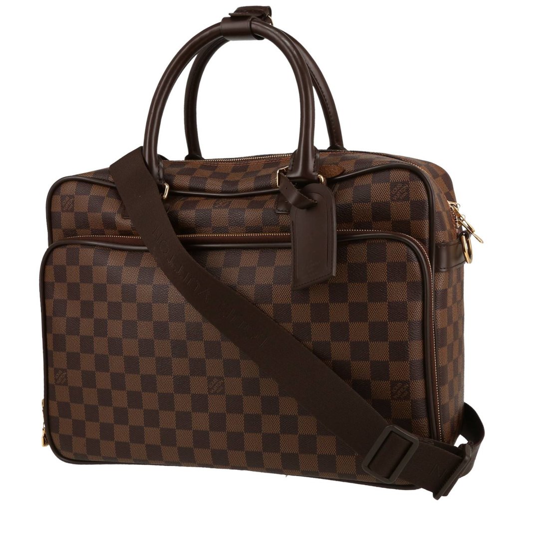 Cartable icare toile damier avec bandouliere