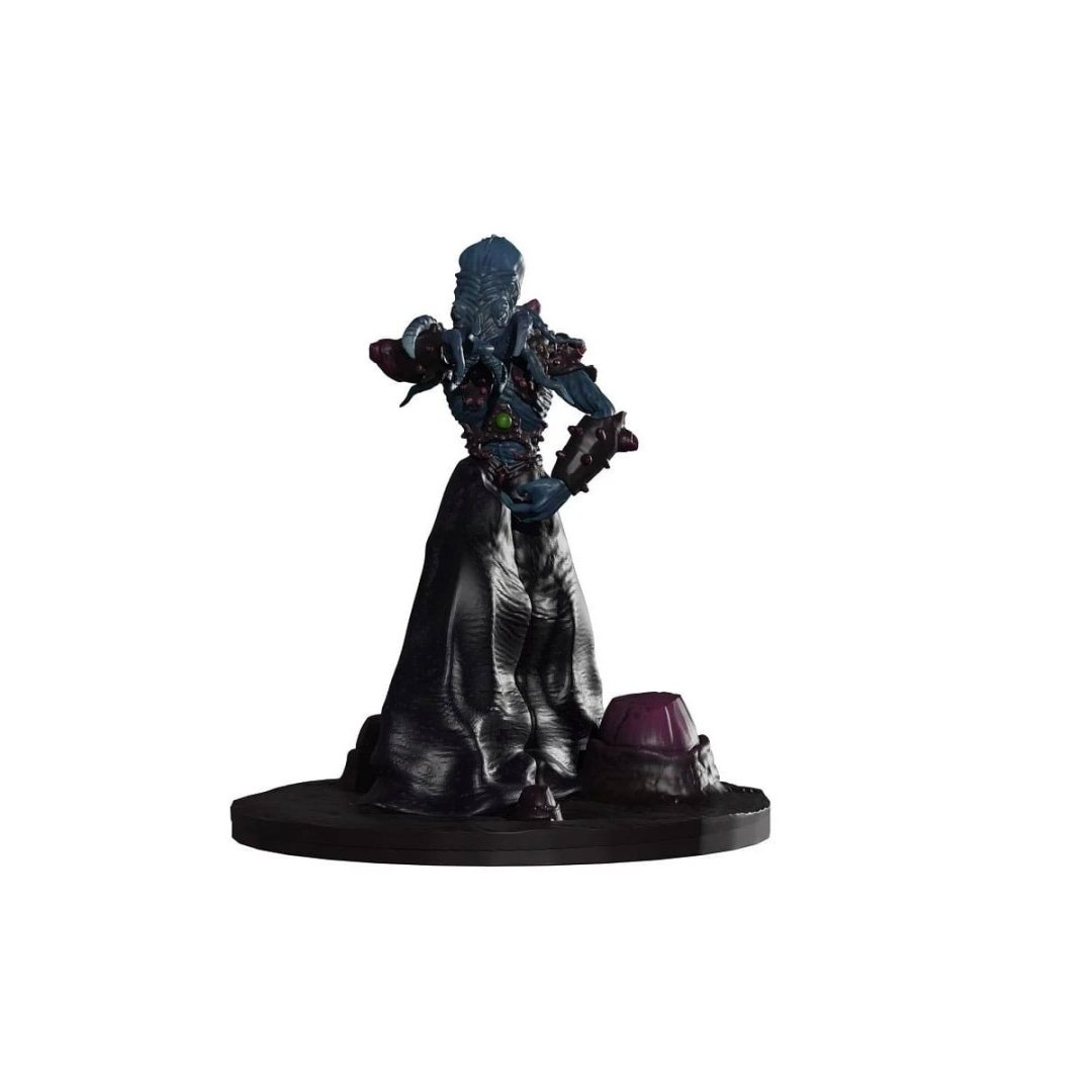 Dungeons & dragons - mind flayer - figurine en resine '19x17x17c