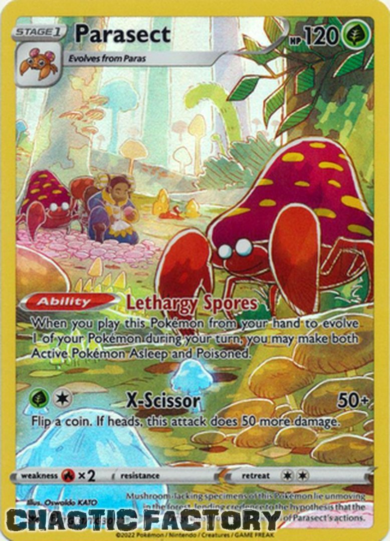 Carte pokemon ang parasect tg01/tg30