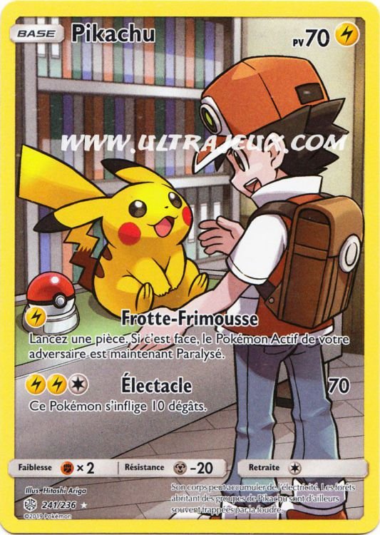 Carte pokemon pikachu cec 241/236