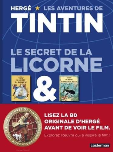 Les aventures de tintin - le secret de la licorne & le tresor de rackham le rouge