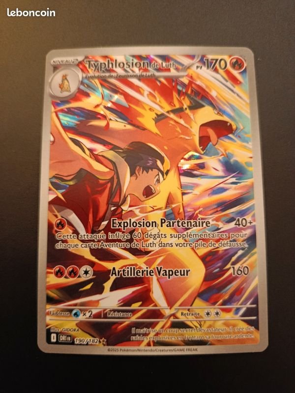 Cartes typhlosion de luth 190/182