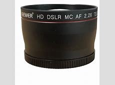 Bague objectif hd dslr mc af 2.2x 58mm