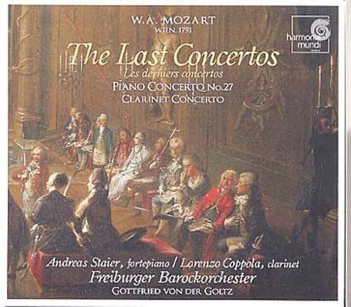 Cd les derniers concertos : concerto pour piano no. 27, concerto pour clarinette k.622