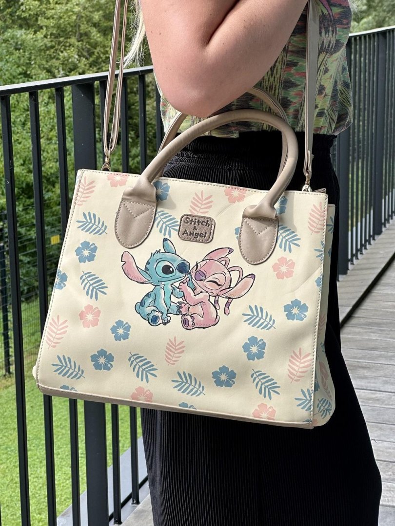 Maroquinerie sac a main stitch a fleurs