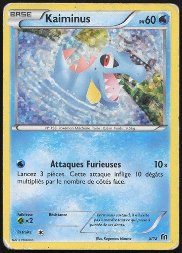 Carte pokemon kaiminus 5/12 holo