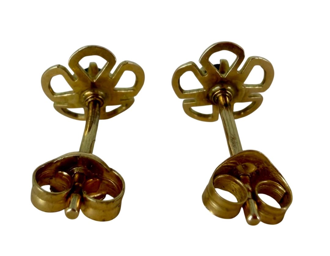 Boucles d'oreilles jaune fleurs