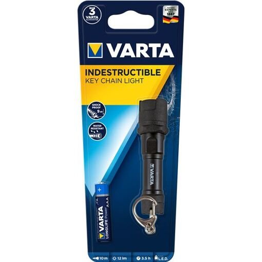 Varta 16701 101 421 torche et lampe de poche noir lampe porte-cles led