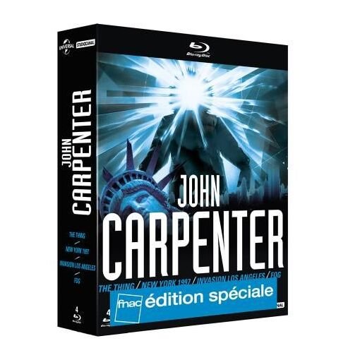 Coffret john carpenter 4 films : the thing - new york 1997 - invasion los angeles - fog