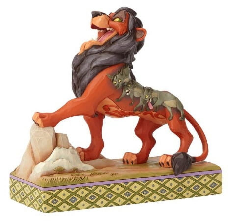 Scar preening predator figurine