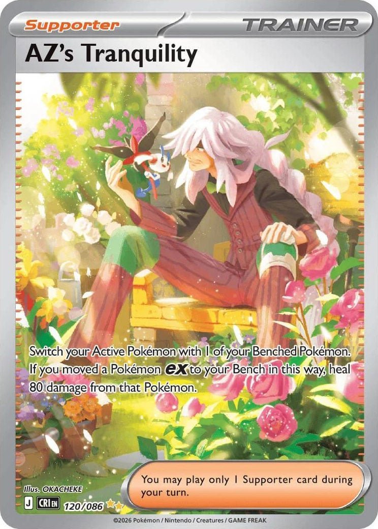 Carte pokemon az's tranquility cri 120