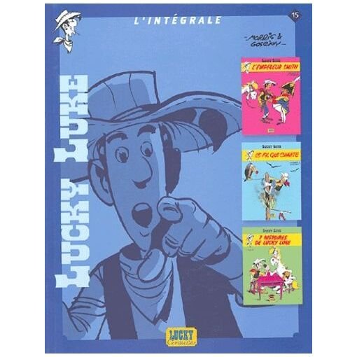 Lucky luke l'integrale - tome 15 - l'empereur smith - le fil qui chante - 7 histoires de lucky l