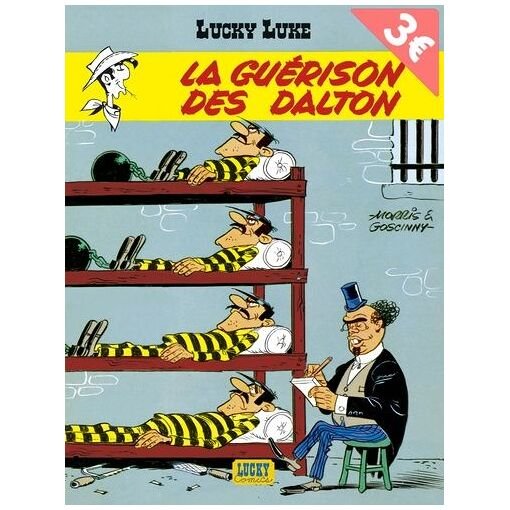 Lucky luke - tome 12 - la guerison des daltons