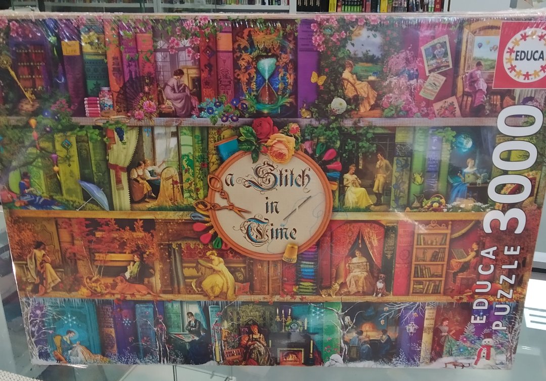 Puzzle 3000 pc les saisons de la lecture et de la broderie