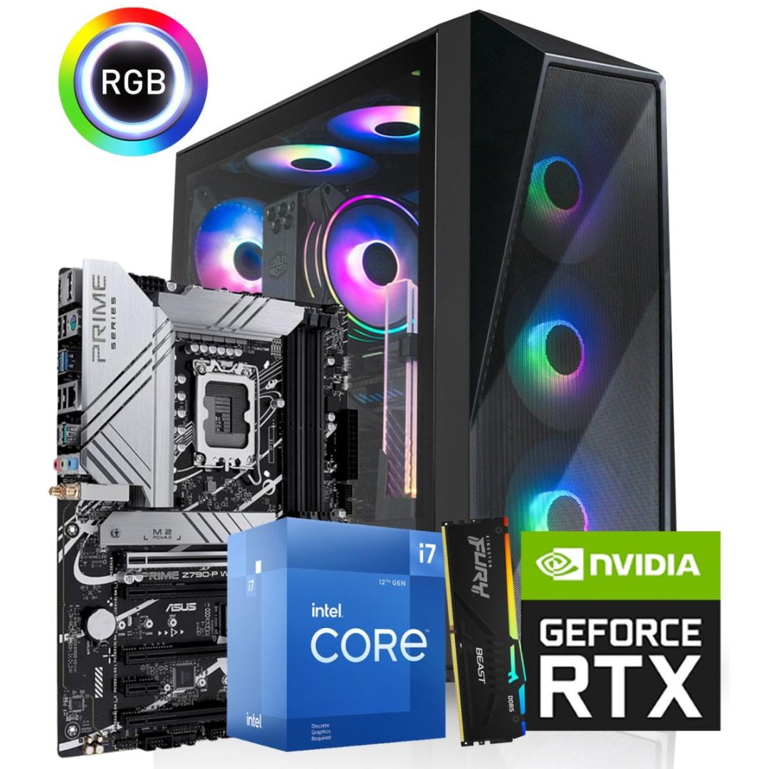 Gamer montage i7-13700f 3,40ghz 32go 2000go rtx4070 ti