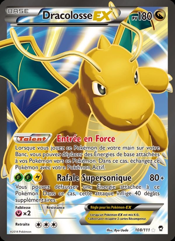 Carte pokemon dracolosse ex ffi 108/111