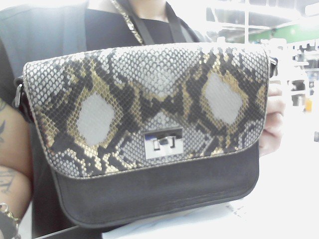Sac bandouliere reptile dore